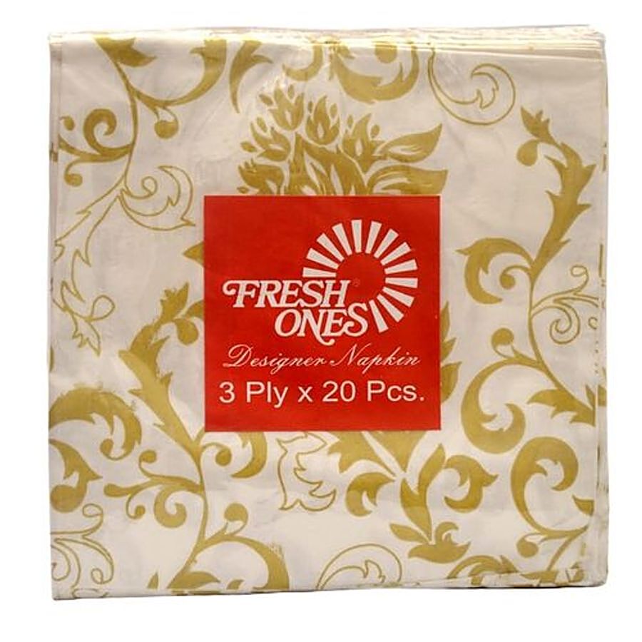 Freshones Designer Napkins - 3 Ply