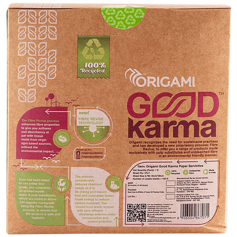 Origami Good Karma Paper Serviettes - Medium