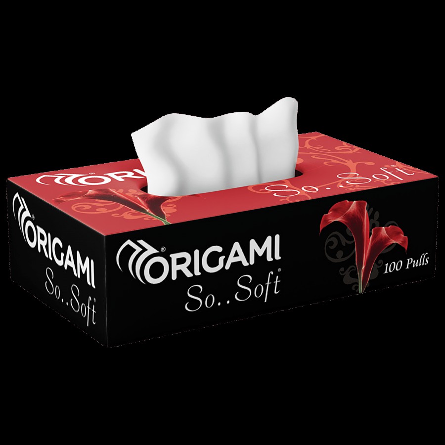 Origami Facial Tissue Box - 2 Ply