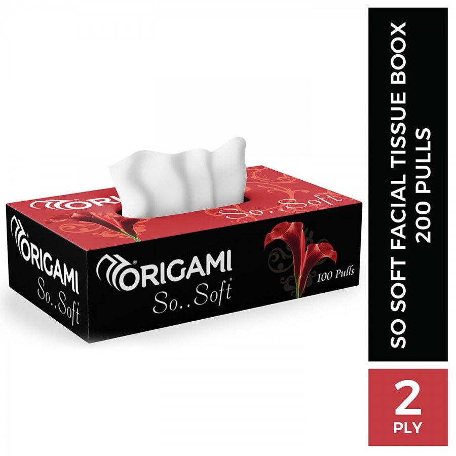 Origami Facial Tissue Box - 2 Ply