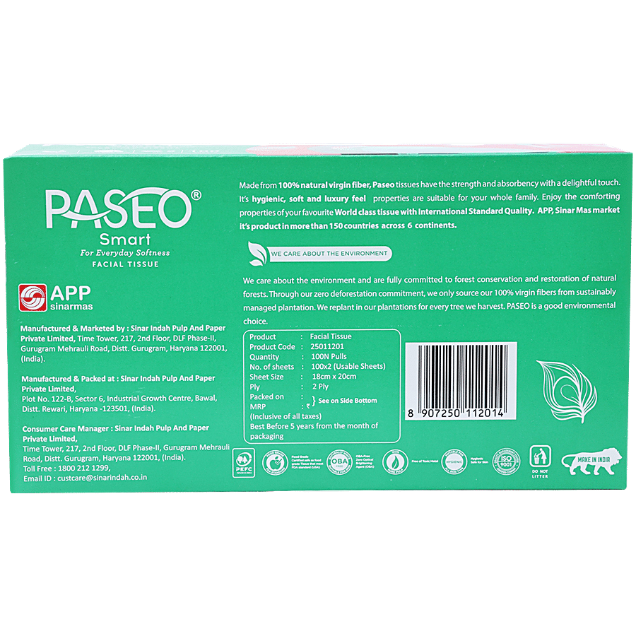 Paseo Facial Tissues - 2 Ply