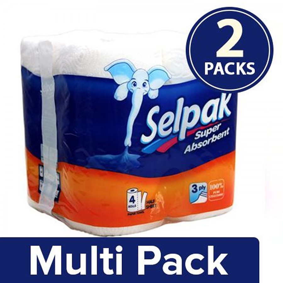 Selpak Kitchen Towel Paper Tissue Roll 3ply