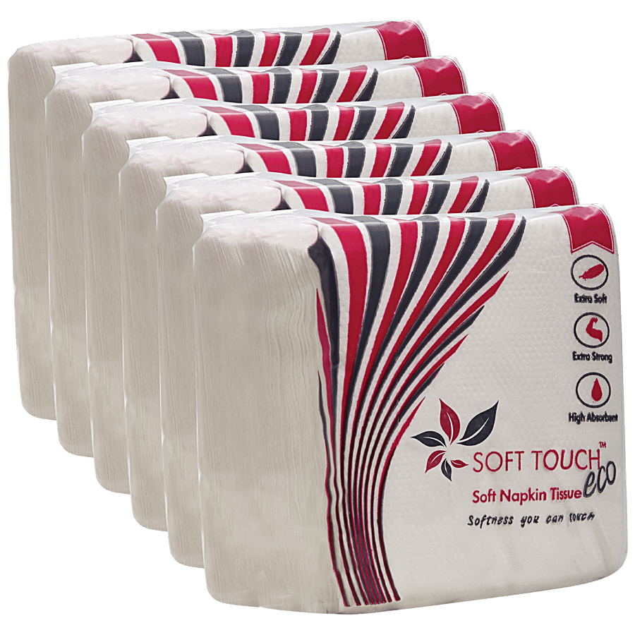 Soft Touch Eco Soft Napkins - 1 Ply