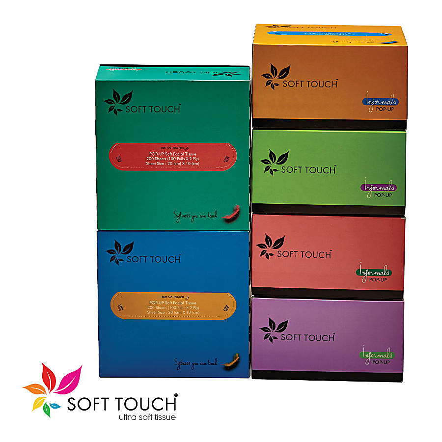 Soft Touch Facial Tissue - 2 Ply