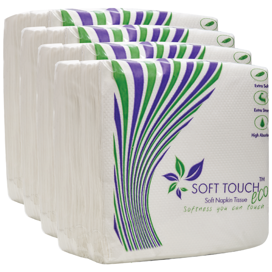 Soft Touch Eco Soft Napkin Tissue - 1 Ply