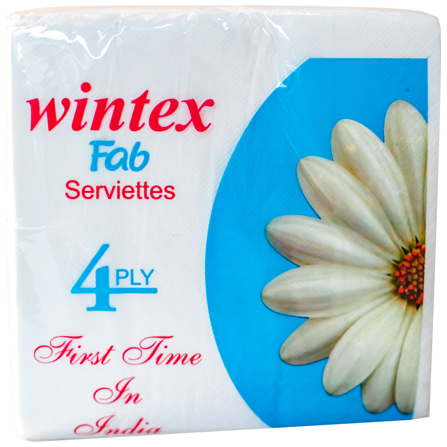 Wintex Paper Serviettes/Napkins - 4 Ply