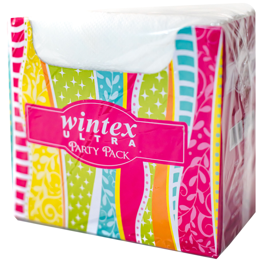 Wintex Ultra Party Pack Paper Napkins - 2 Ply