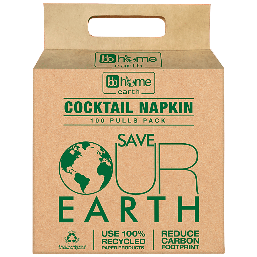 bb home Earth Cocktail Tissue/Napkin - 1 Ply