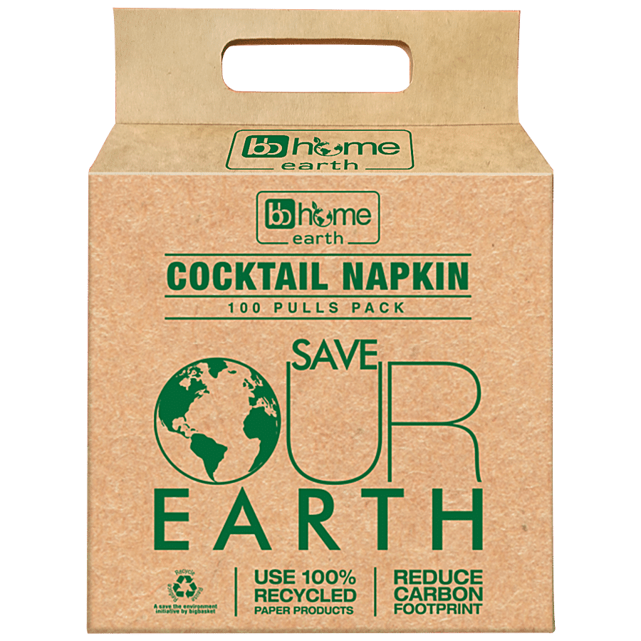 bb home Earth Cocktail Tissue/Napkin - 1 Ply