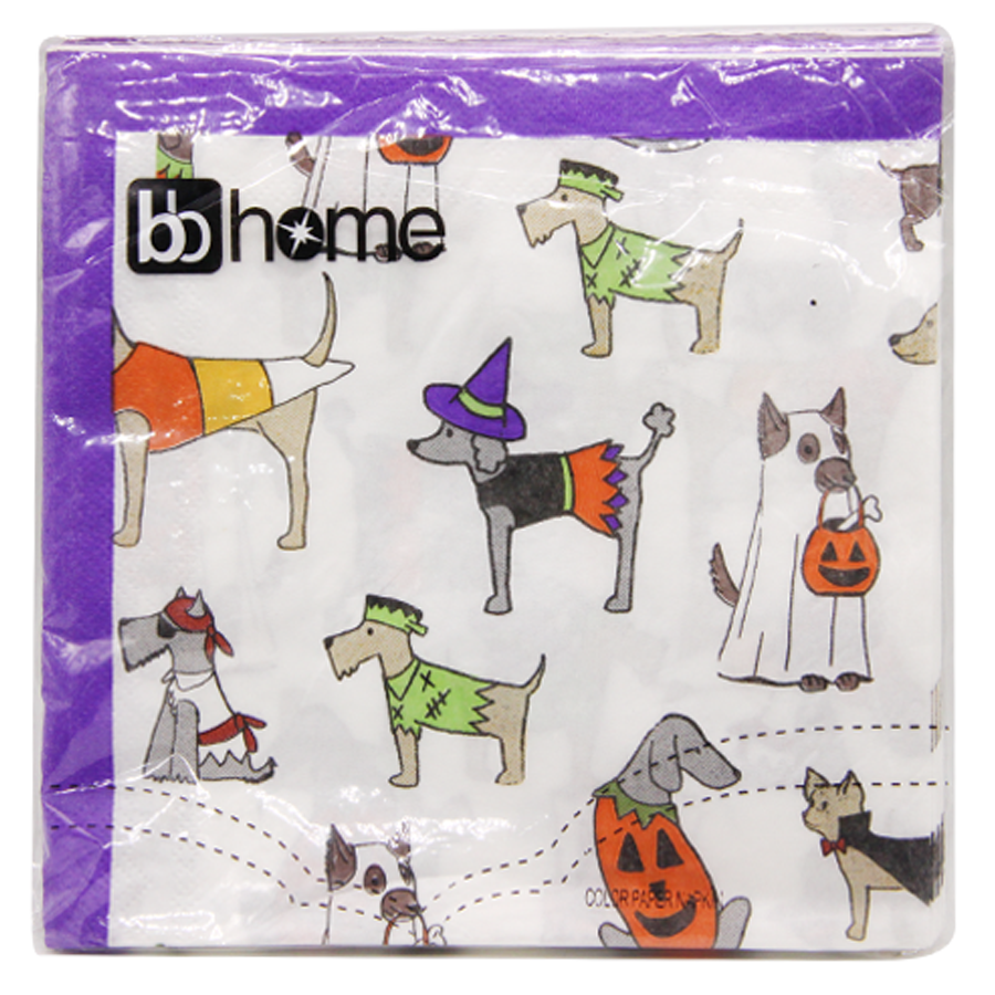 bb home Paper Napkins - Halloween Pup