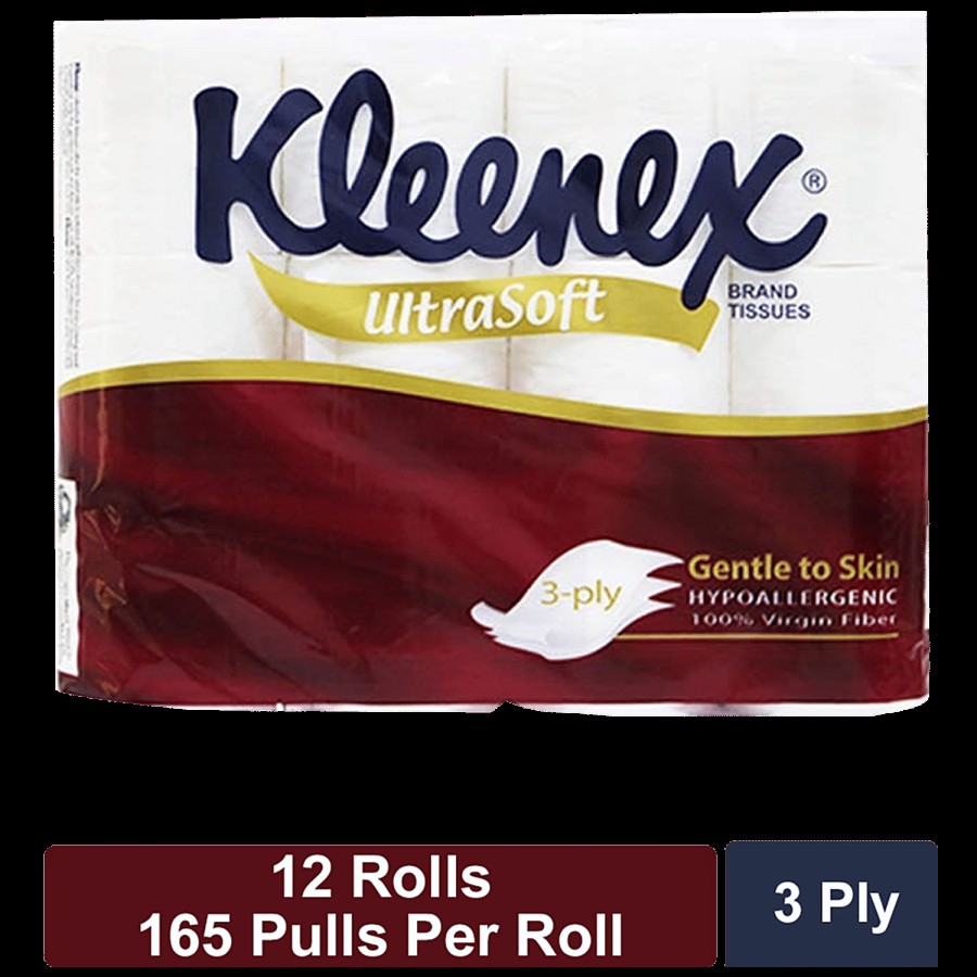 Kleenex Ultra Soft Bathroom Rolls - 3 Ply