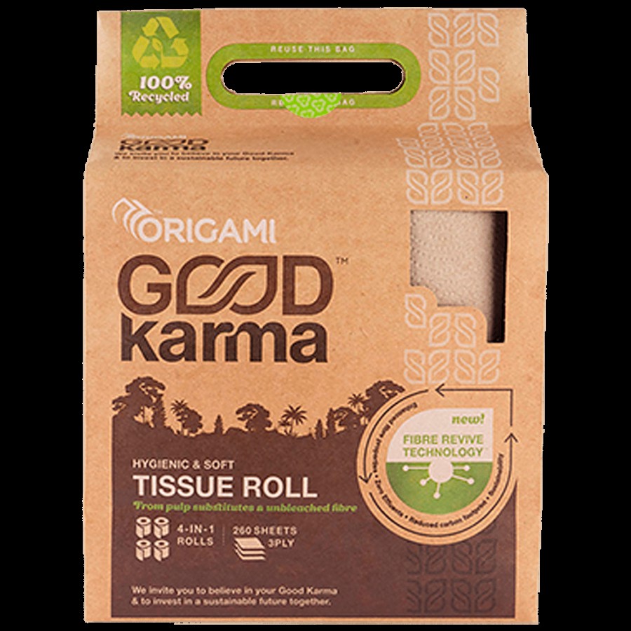 Origami Good Karma Toilet Rolls - 3 Ply