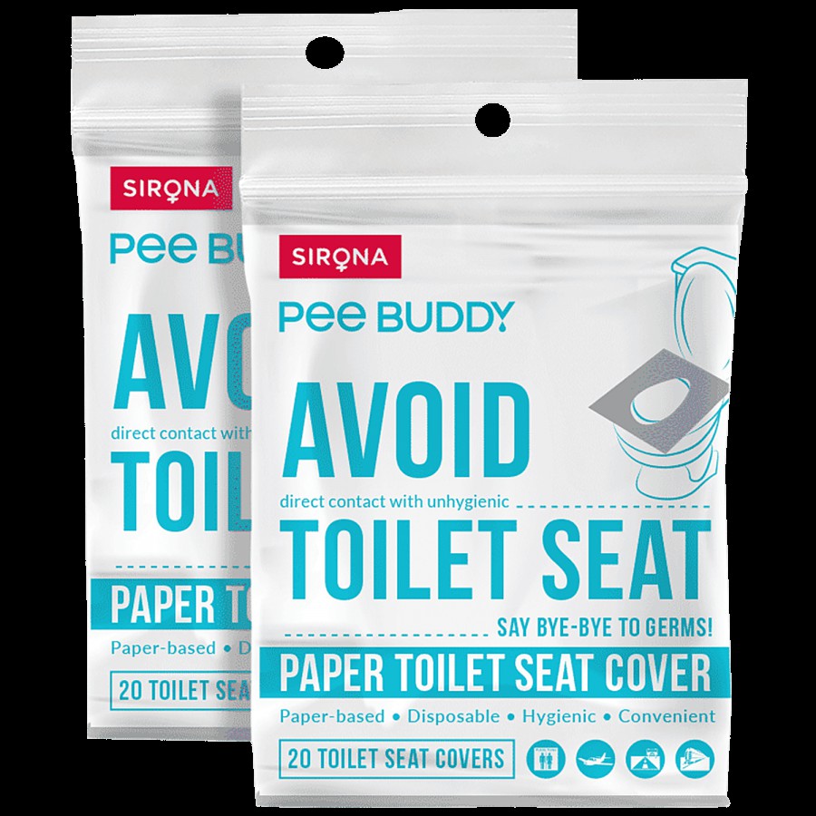 Peebuddy Disposable Paper Toilet Seat Covers