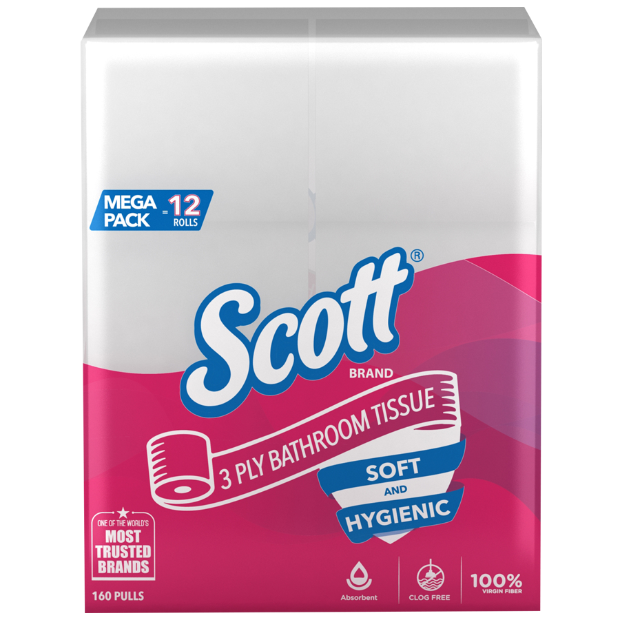 Scott Bathroom Tissue Rolls - 3 Ply