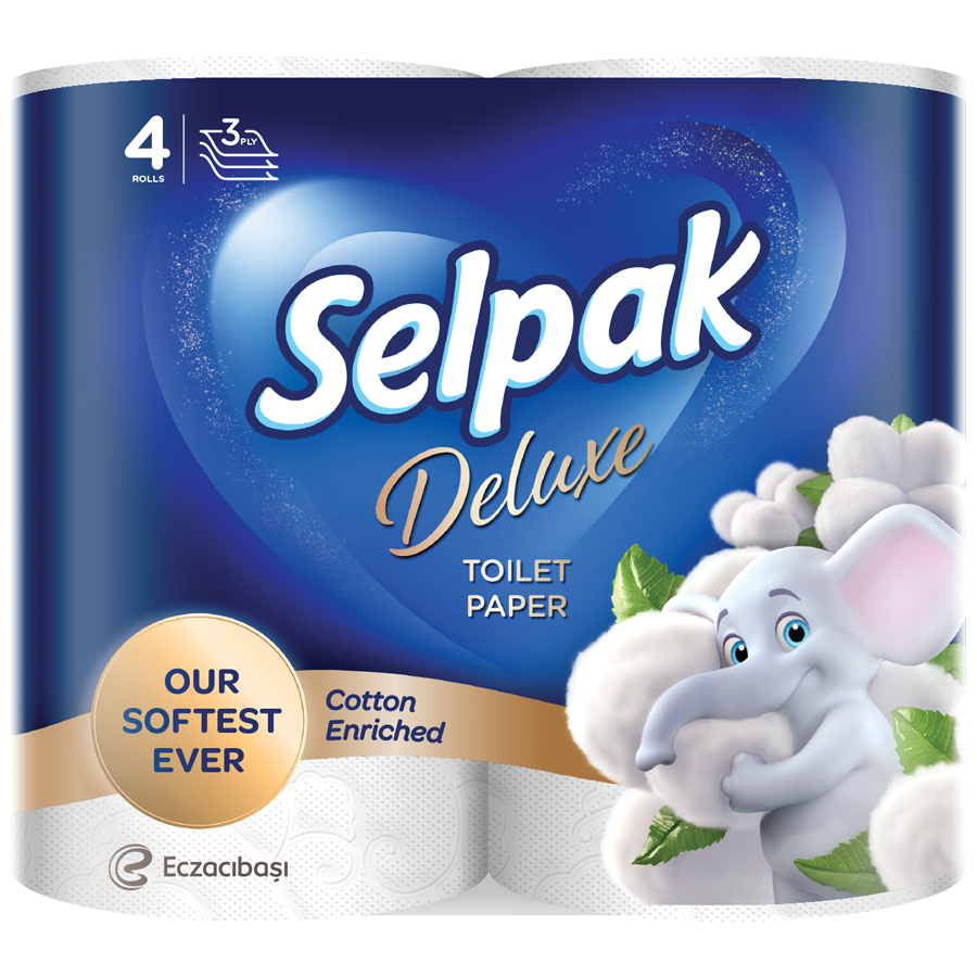 Selpak Cotton Enriched Toilet Paper - Deluxe