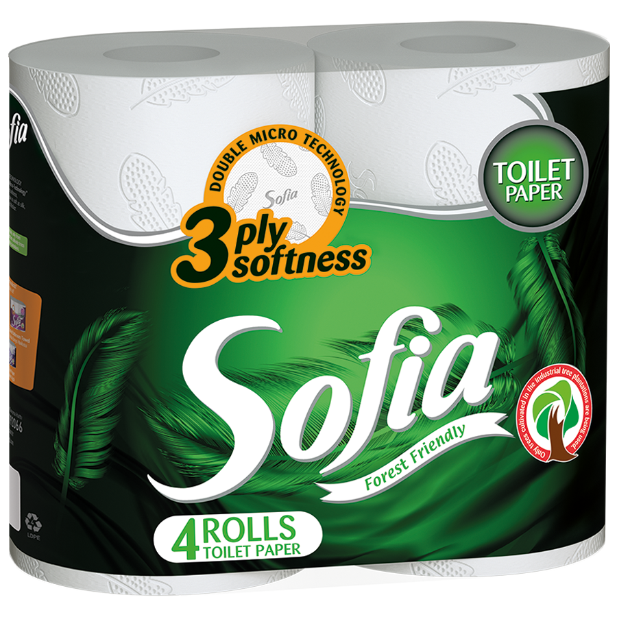 Sofia 3 Ply Toilet Paper