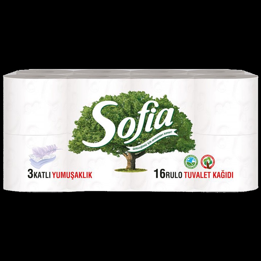 Sofia Toilet Paper Roll - 3 Ply