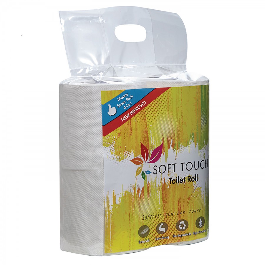 Soft Touch Toilet Tissue Rolls - 2 Ply