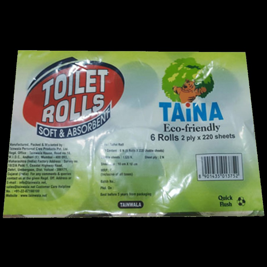 Taina Toilet Rolls - 2 Ply