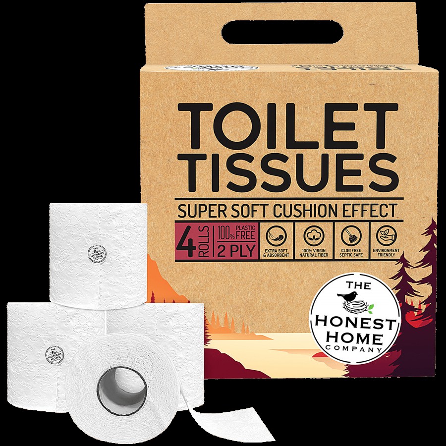 The Honest Home Company Toilet Tissues Rolls - 2 Ply