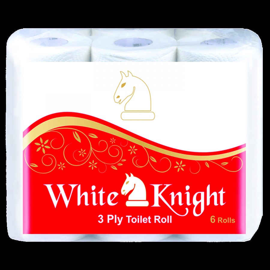 WHITE KNIGHT Toilet Rolls - 3 Ply