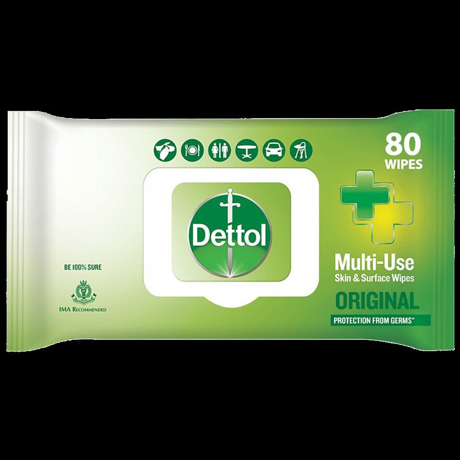 Dettol Original Multi-use Skin & Surface Wipes