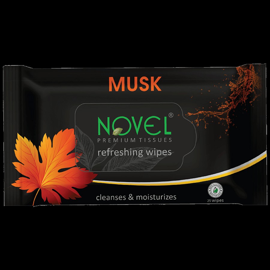 Novel Refreshing Wet Wipes - Musk