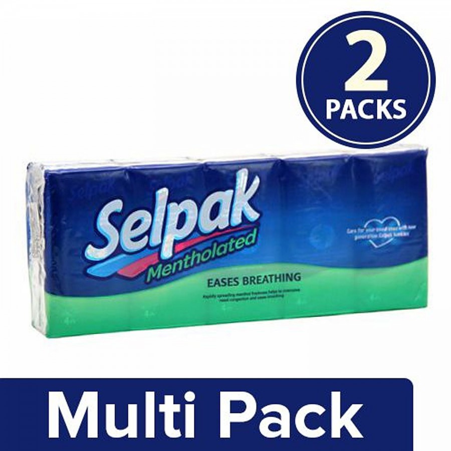 Selpak Menthol Perfumed Pocket Hanky Tissue