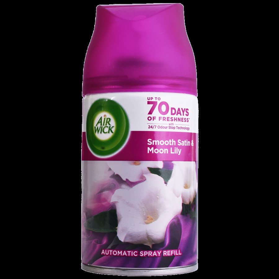 Air wick Automatic Spray Refill Smooth Stain & Moon Lily - Up To 7 Days Of Freshness