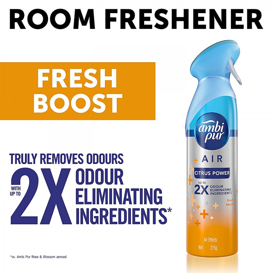 Ambipur Fresh Boost Air Freshener Spray - Citrus Power