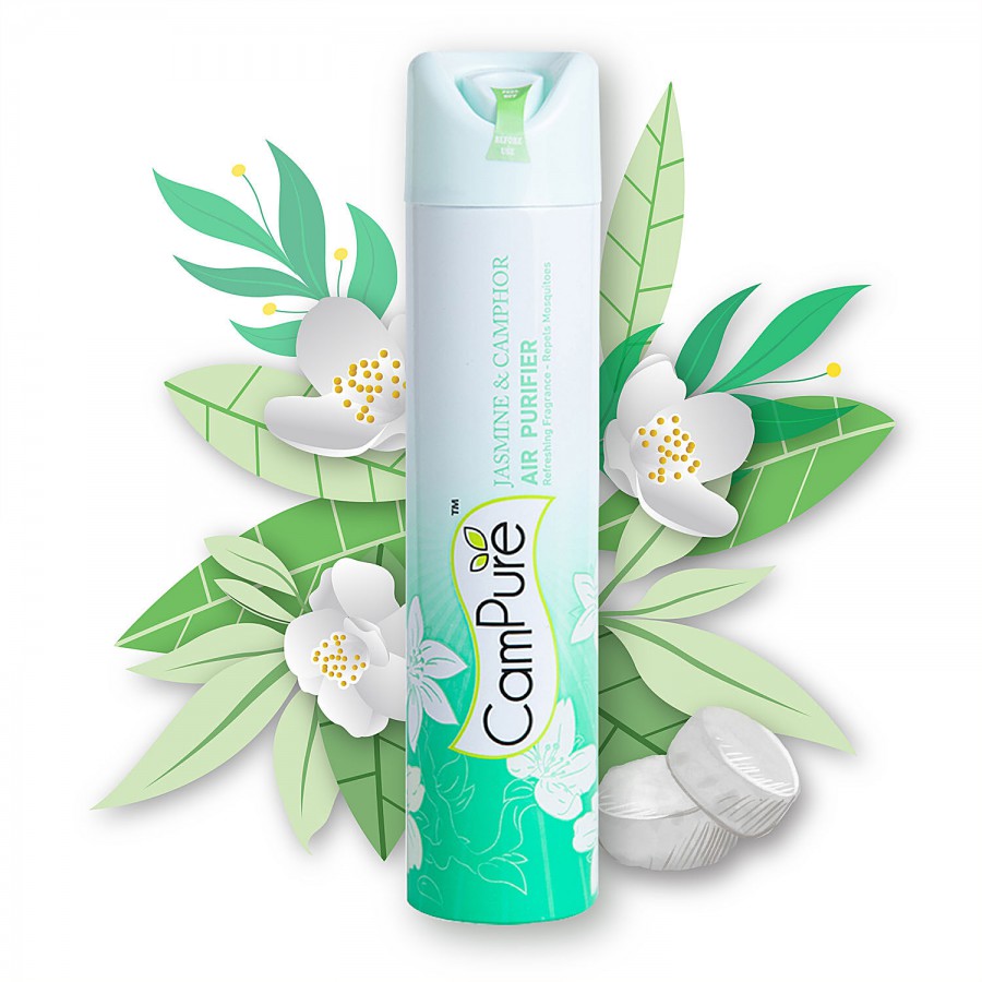 Campure Camphor Air Freshener - Jasmine & Camphor