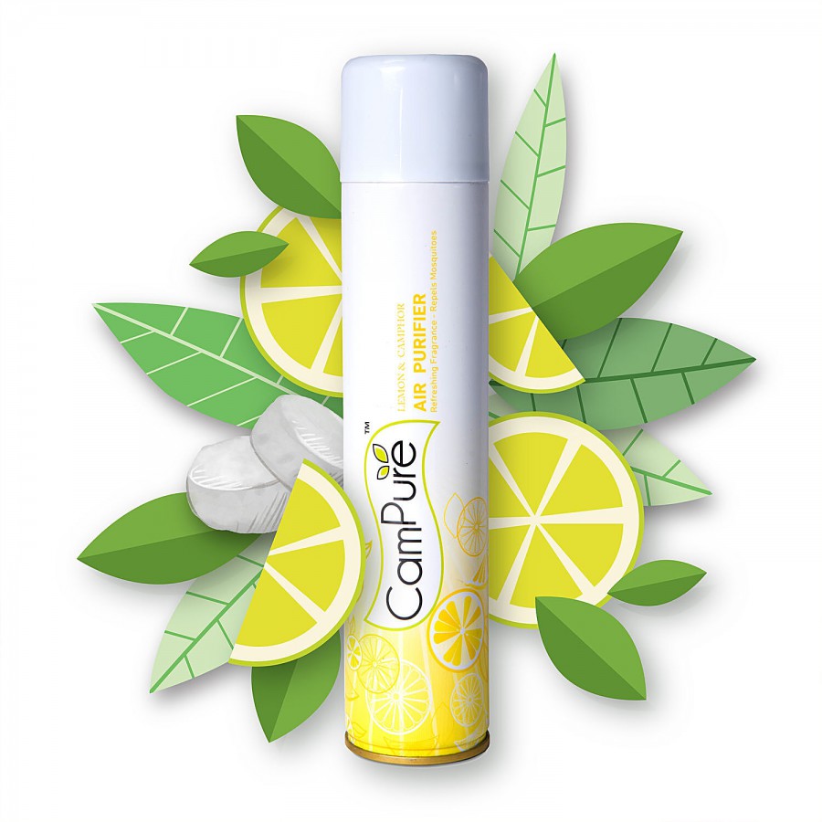 Campure Camphor Air Freshener - Lemon & Camphor