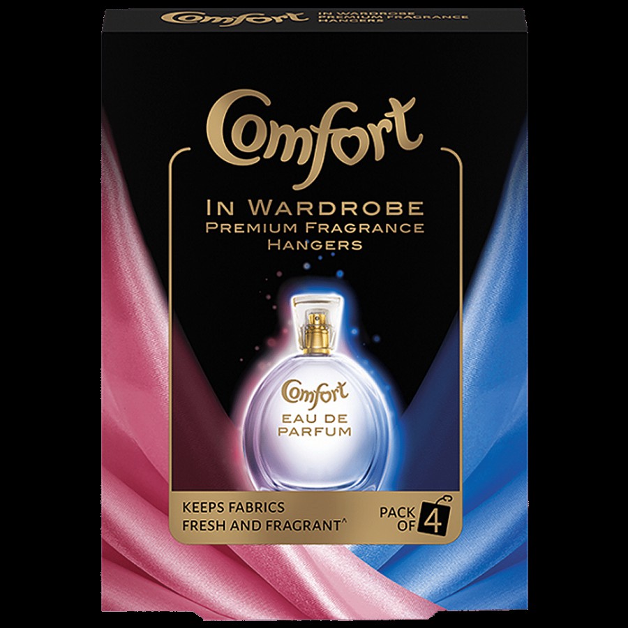 Comfort In-Wardrobe Premium Fragrance Hangers - Morning Fresh & Lily Fresh