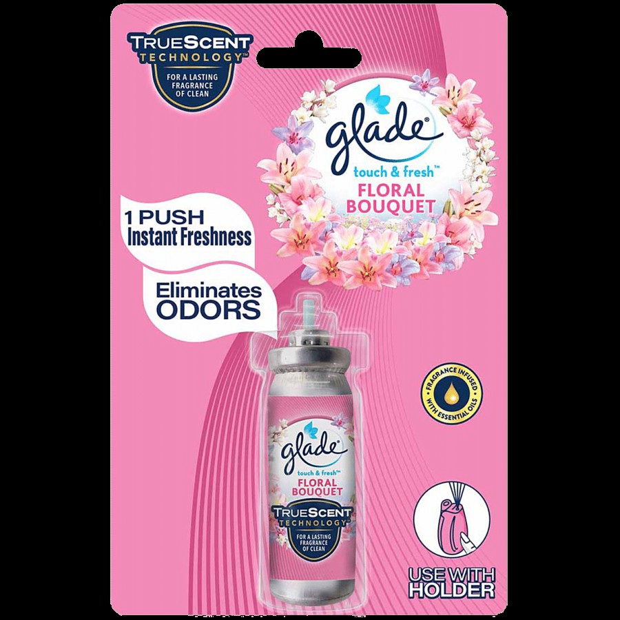 Glade Touch & Fresh Aerosol Air Freshener - Floral Perfection