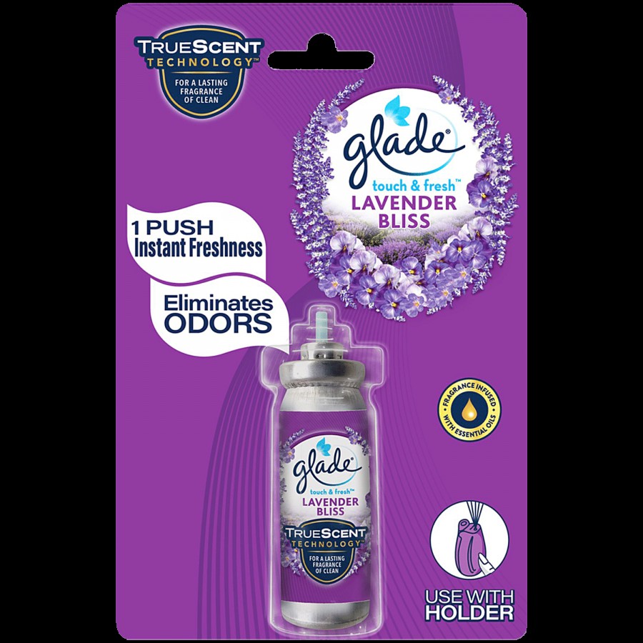 Glade Touch & Fresh Aerosol Air Freshener - Wild Lavender