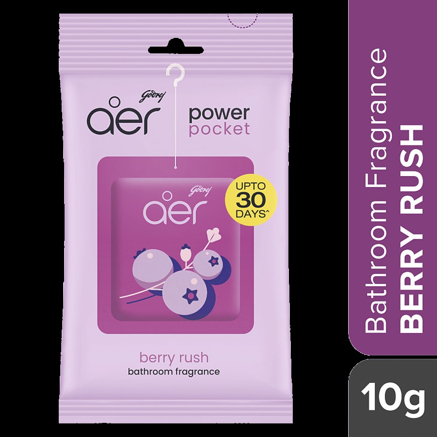 Godrej Aer Power Pocket - Long Lasting Bathroom Fragrance