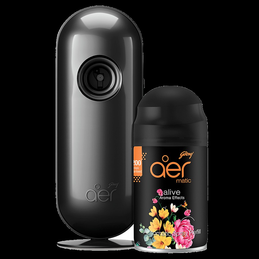 Godrej Aer Smart Matic Bluetooth Enabled Automatic Air Freshener Kit - Alive