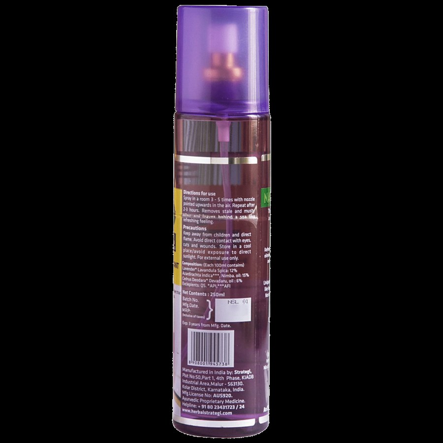 Herbal Strategi Herbal Room Disinfectant & Freshener - Lavender