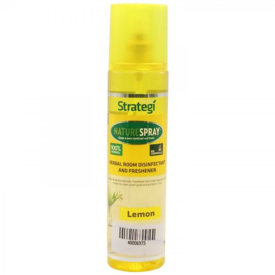 Herbal Strategi Nature Spray  Herbal Room Disinfectant & Freshener  - Lemon