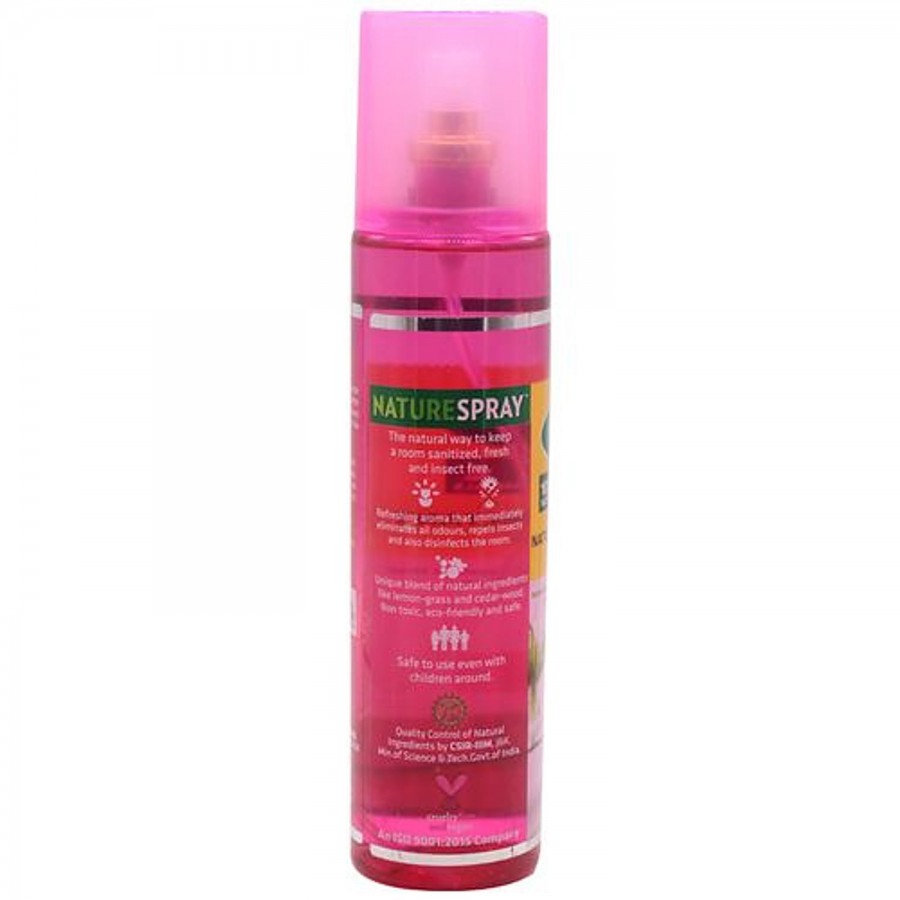 Herbal Strategi Nature Spray  Natural Room Disinfectant & Freshener - Rose