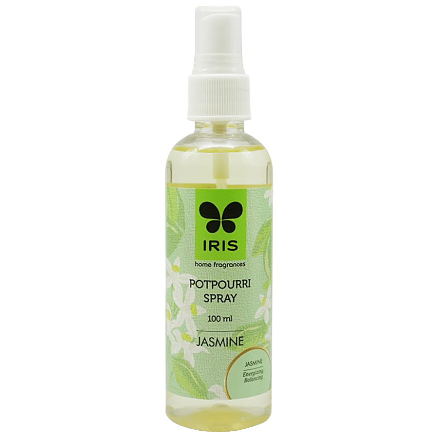 IRIS Home Fragrances Potpourri Spray Jasmine Energising Balancing