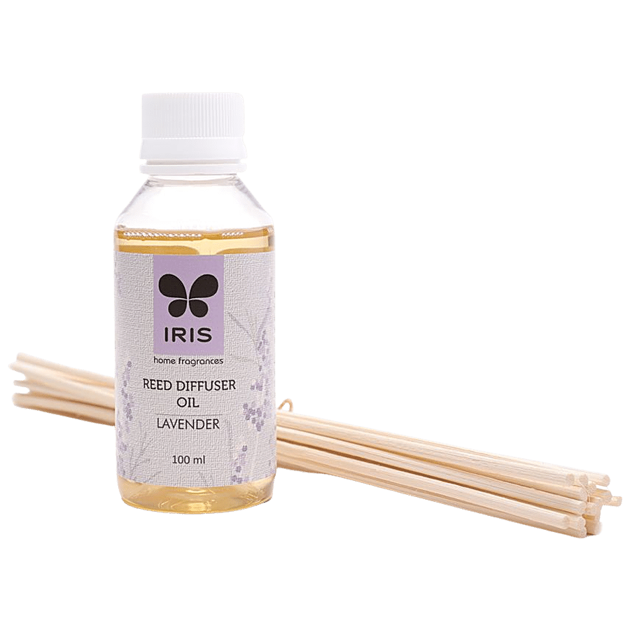 IRIS Lavender Reed Diffuser Refill Set - 100 ml diffuser oil