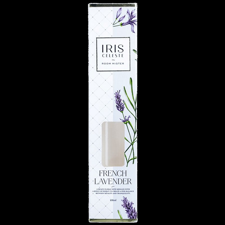 Iris Celeste Room Mister - Air Freshener with Calming French Lavender Fragrance