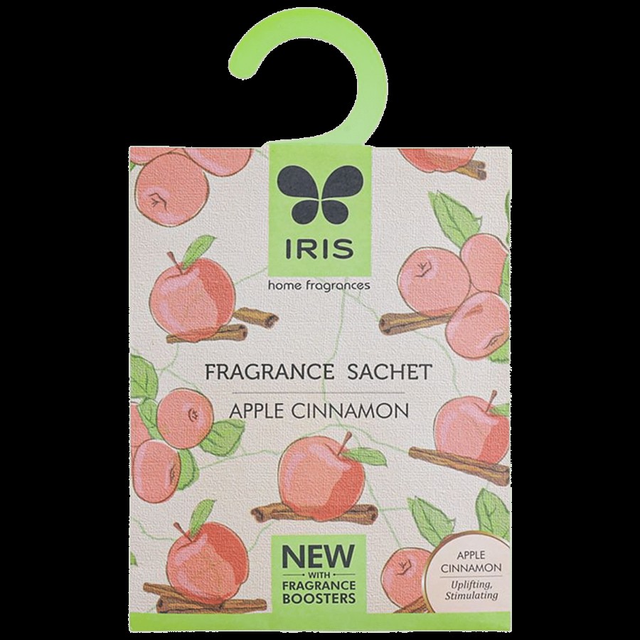 Iris Fragrance Sachet - Apple Cinnamon Fragrance