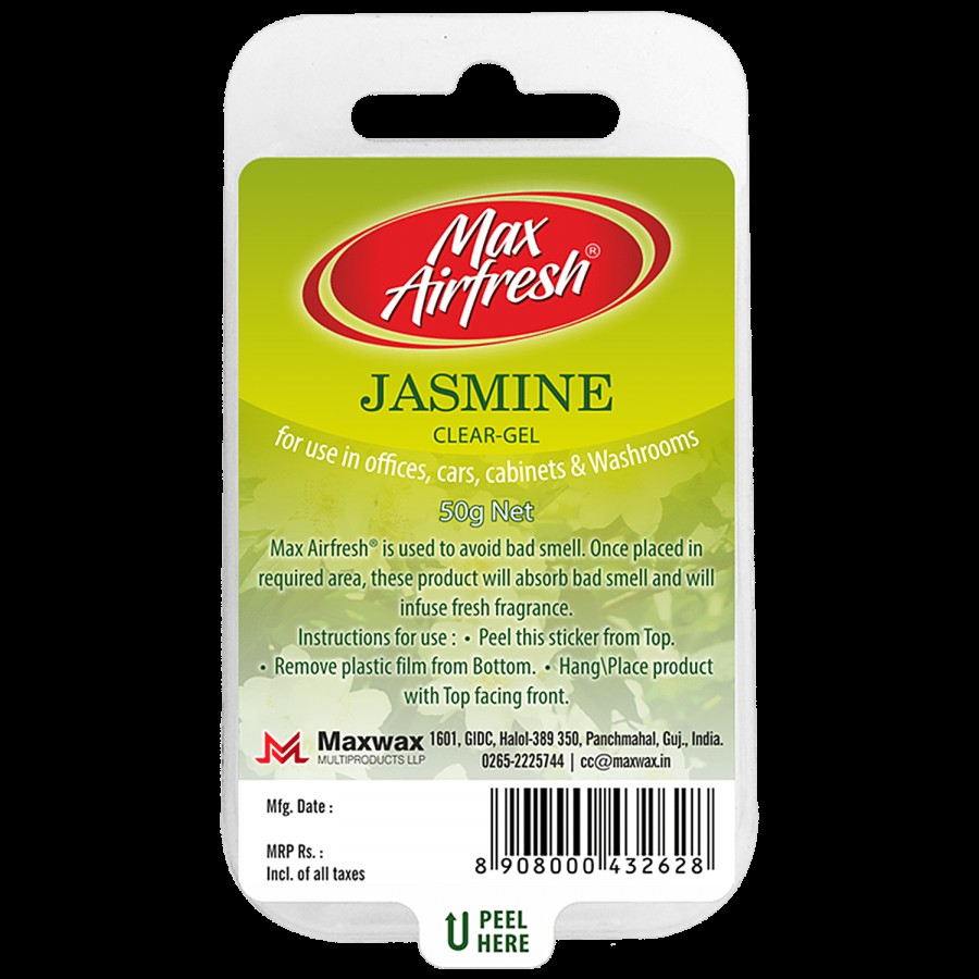 Max Airfresh Clear Gel - Jasmine