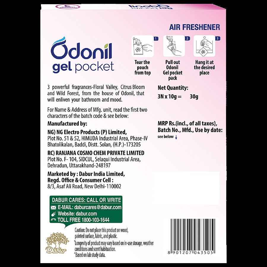 Odonil  Gel Pocket - Air Freshener