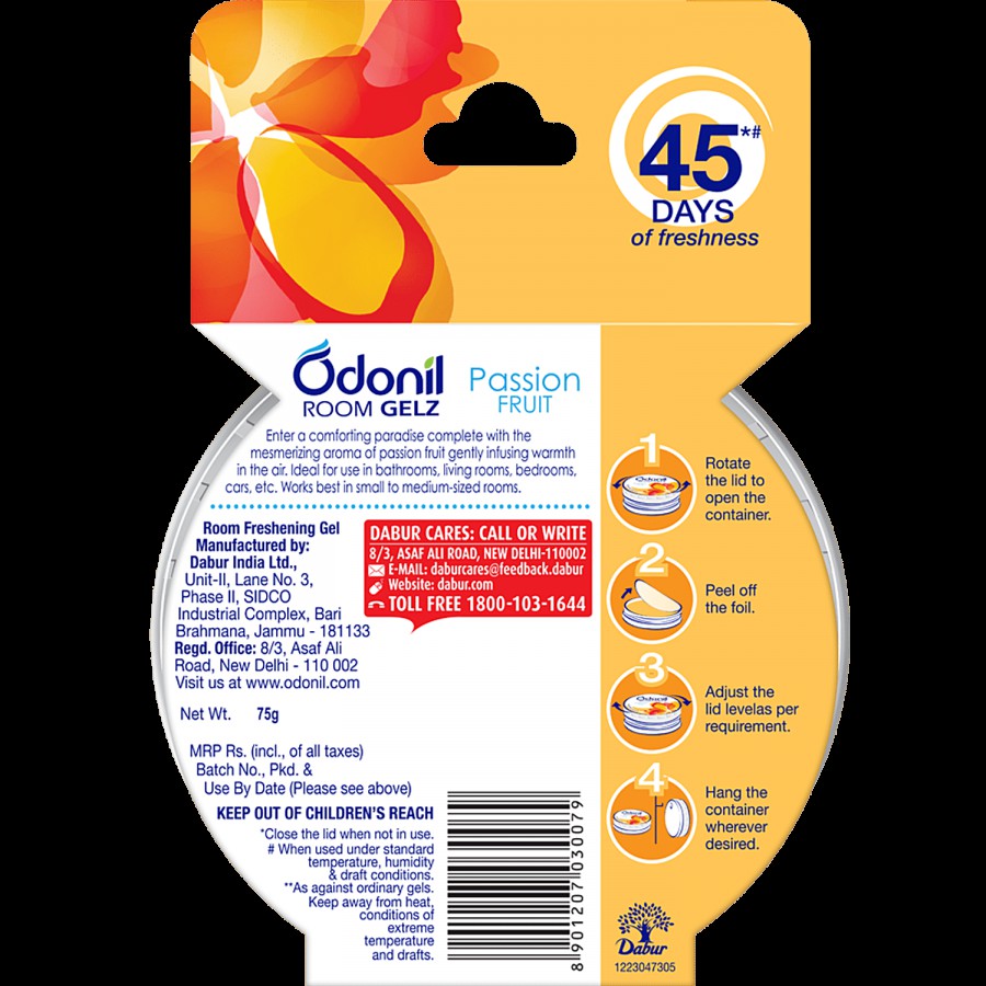 Odonil  Nature Room Freshening Gel - Passion Fruit