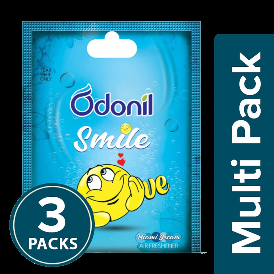 Odonil  Smile Love Bathroom & Car Freshener - Twin Pack