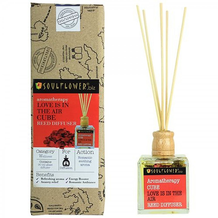 Soulflower Love Is In The Air Cube Reed Diffuser