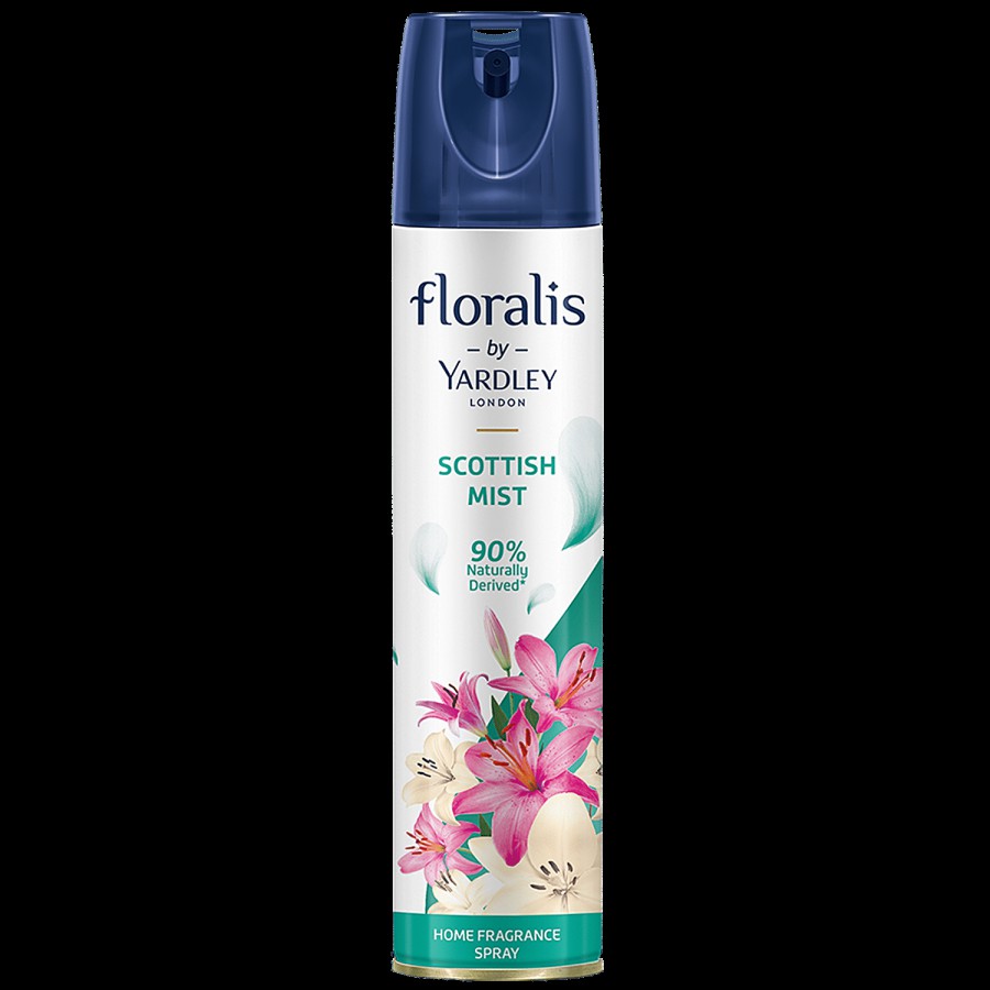 Yardley London Floralis Scottish Mist Home Fragrance Spray/Air Freshener